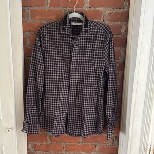 Givenchy x Riccardo Tisci  Black, White, and Red Star Collar Dress Shirt.